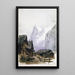 skissboken Cover Splendid Mountain Watercolours 2 - John Singer Sargent — inramlat konstverk på väggen