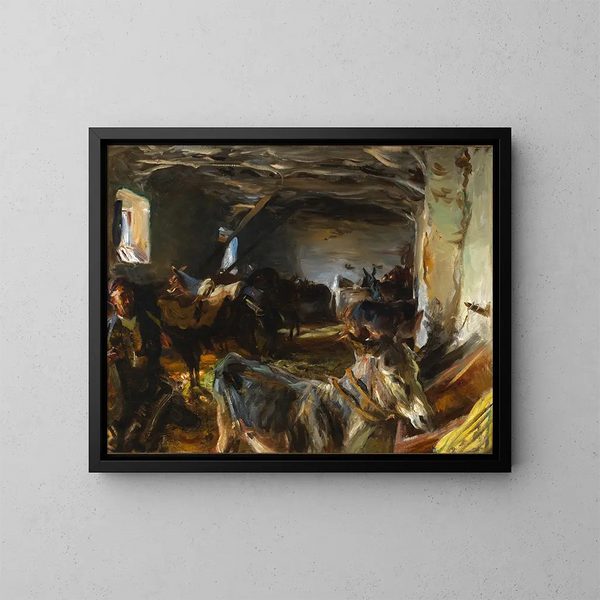 Étable à Cuenca - John Singer Sargent — inramlat konstverk på väggen