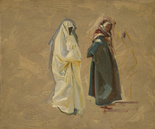 Studie av två Beduiner - John Singer Sargent — vy av konstverket