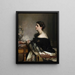Sybil Frances Grey, senare Lady Eden - John Singer Sargent — inramlat konstverk på väggen