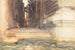 La Calle della Rosa med Monte di Pietà, Venedig - John Singer Sargent — vy av konstverket