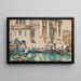 La Façade de La Salute Venise - John Singer Sargent — inramlat konstverk på väggen