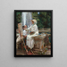 La Fontaine Villa Torlonia Frascati Italien - John Singer Sargent — inramlat konstverk på väggen