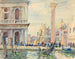 La Piazzetta - John Singer Sargent — vy av konstverket