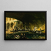 Le Rialto, Venedig - John Singer Sargent — inramlat konstverk på väggen