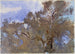 Cimes d'arbres contre le ciel - John Singer Sargent — vy av konstverket