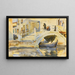Pont de Venise med personer - John Singer Sargent — inramlat konstverk på väggen
