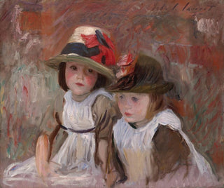 Barnen i byn - John Singer Sargent — vy av konstverket