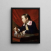 En pojke med en flygande ekorre Henry Pelham - John Singleton Copley — inramlat konstverk på väggen