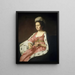 Abigail Smith Babcock Mme Adam Babcock - John Singleton Copley — inramlat konstverk på väggen