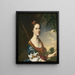 Elizabeth Gray Otis Mme Samuel Alleyne Otis - John Singleton Copley — inramlat konstverk på väggen