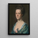 Elizabeth Green Mme Ebenezer Storer II - John Singleton Copley — inramlat konstverk på väggen