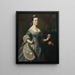 Hannah Loring - John Singleton Copley — inramlat konstverk på väggen