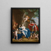Mars, Venus och Vulcan, Vulcans smedja - John Singleton Copley — inramlat konstverk på väggen