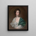 Mme Robert Hyde - John Singleton Copley — inramlat konstverk på väggen