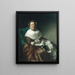 Mme Sylvanus Bourne - John Singleton Copley — inramlat konstverk på väggen