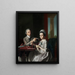 porträtt av M. och Mme Thomas Mifflin - John Singleton Copley — inramlat konstverk på väggen
