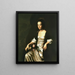 porträtt av fru John Stevens, Judith Sargent, senare fru John Murray - John Singleton Copley — inramlat konstverk på väggen