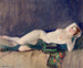 Nu med grön scarf - John Sloan — vy av konstverket