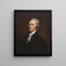 Alexandre Hamilton - John Trumbull — inramlat konstverk på väggen