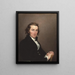 Dr Lemuel Hopkins - John Trumbull — inramlat konstverk på väggen