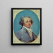 Joseph Ceracchi - John Trumbull — inramlat konstverk på väggen