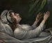 Sarah Hope Harvey på hennes dödsbädd - John Trumbull — vy av konstverket