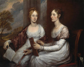Les demoiselles Mary et Hannah Murray - John Trumbull — vy av konstverket