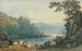 Château de Berry Pomeroy Devon - John Varley — vy av konstverket