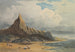 figurer på stranden i Barmouth, norra Wales - John Varley — vy av konstverket