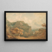 Vue de Tivoli en direction de Rome - John Warwick Smith — inramlat konstverk på väggen