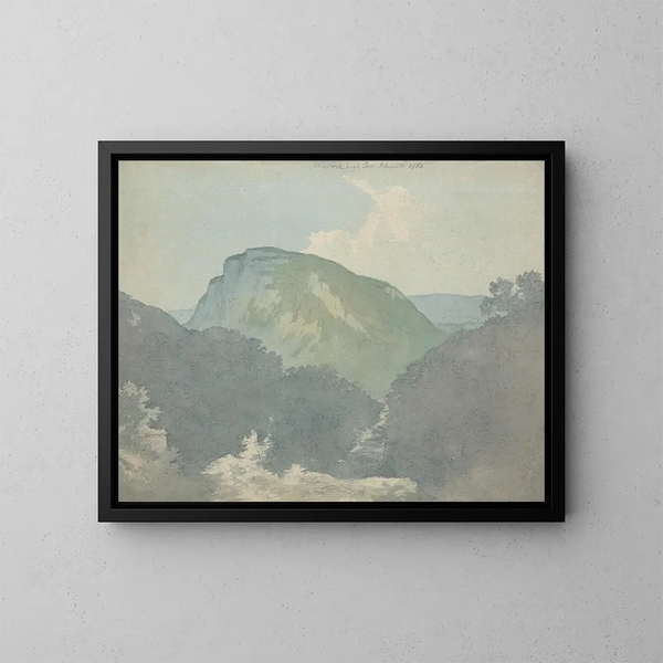 Matlock High Tor - John Warwick Smith — inramlat konstverk på väggen