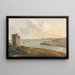 Vue depuis le Vidette près de Hakin sur Signal Hill, regardant au-delà de Nangle Point et Thorn Island, Pembrokeshire - John Warwick Smith — inramlat konstverk på väggen