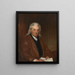 William Samuel Johnson - John Wesley Jarvis — inramlat konstverk på väggen