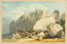 Rochers de Leigh Tor vid Poundsgate nära New Bridge vid Dart Devon - John White Abbott — vy av konstverket