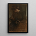 En arbetare - John White Alexander — inramlat konstverk på väggen