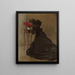 Bol i brons - John White Alexander — inramlat konstverk på väggen