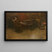 Le Piano - John White Alexander — inramlat konstverk på väggen
