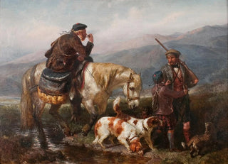 John William Bottomley - Sportsmen by a River.webp