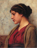 En klassisk skönhet, Långsiktiga tankar - John William Godward — vy av konstverket