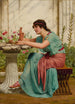 En amatör - John William Godward — vy av konstverket