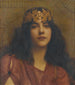 En persisk prinsessa - John William Godward — vy av konstverket