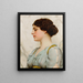 En romersk skönhet - John William Godward — inramlat konstverk på väggen