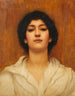 En skönhet - John William Godward — vy av konstverket