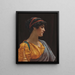 Cynthia - John William Godward — inramlat konstverk på väggen