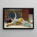 lång lugn - John William Godward — inramlat konstverk på väggen