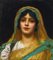 Tête d'une fille, Atalante - John William Godward — vy av konstverket