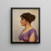 Studie av en klassisk skönhet - John William Godward — inramlat konstverk på väggen