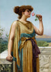 La Rose parfumée - John William Godward — vy av konstverket