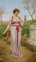 Le Petit Bouquet - John William Godward — vy av konstverket